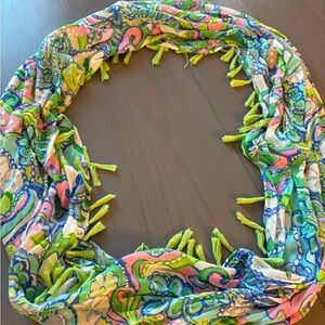 Lily Pulitzer Beach print Infinity Scarf